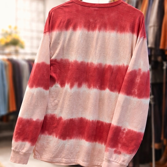 VANS OFF THE WALL Stripe Tie-Dve Tee, Classic - Picture 2 of 4